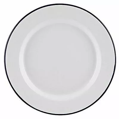 4x Falcon Enamel Dinner Plate For Roasting Serving Camping Pie Dish Caravan 20cm • £15.99