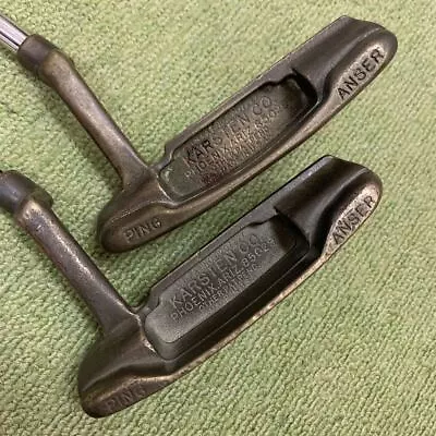 PING KARSTEN CO Longstep Vintage Putter Anser 2 Piece Set Flat And Ship Bottom • $1370