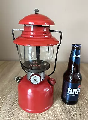 Vintage Coleman Model 200 Gas Lantern 7-65 Camping Lamp Made CANADA Super Nice • $83