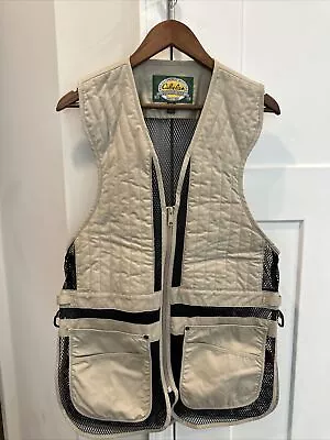 Cabela’s Men’s Medium Vest Multi Pocket Mesh Hunting Adjustable Fishing Shooting • $24.99