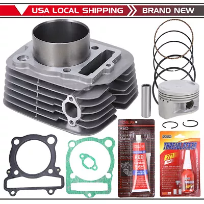 348cc Engine Piston Cylinder Top End Kit For Yamaha Big Bear Raptor Warrior 350 • $68.95