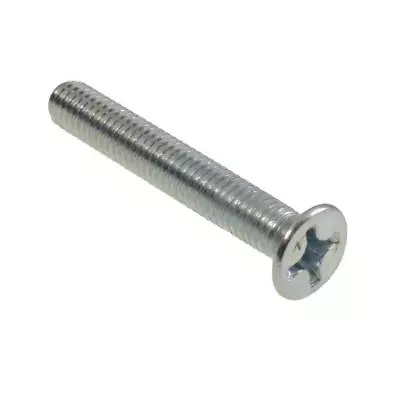 Qty 20 Countersunk Phillip M5 (5mm) X 8mm Zinc Plated Steel Machine Screw • $8