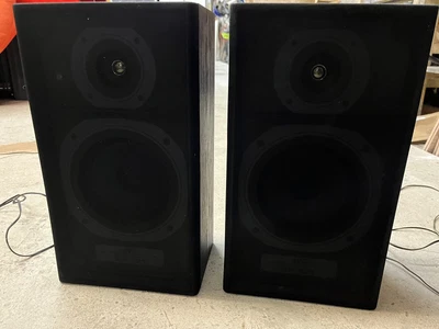 £19.99 • Buy Vintage JVC SP-E21BKE Stereo Bookshelf Speakers Black Ash - Good Condition