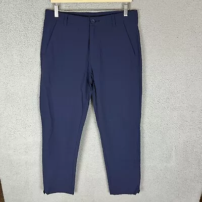 Oakley Pants Mens 32x30 Blue Regular Fit Performance Tech Golf Chino • $21.99