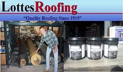 15' X 20' BLACK 60 MIL EPDM ROOF WITH ADHESIVE BY THE LOTTES COMPANIES • $803.15