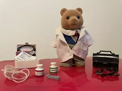 Sylvanian Families Doctor Murdoch Set Vintage TOMY Calico Critters • £15