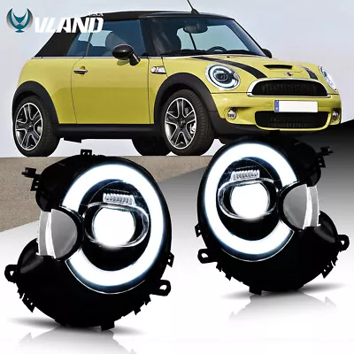 VLAND Projector LED Headlights For 2007-2013 Mini Cooper R55 R56 R57 R58 R59 L+R • $329