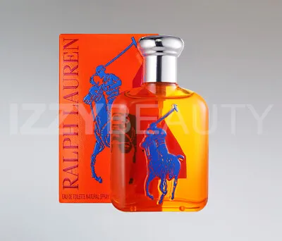 $99 • Buy Polo Big Pony # 4 Orange By RALPH LAUREN For Men Cologne 2.5oz 75 ML EDT Spray