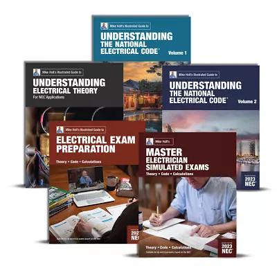 Electrical Exam Prep Master/Contractor Textbooks 2023 NEC -- Mike Holt • $250