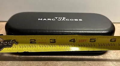 MARC JACOBS Sunglasses/Eyeglasses Black Leather Hard Shell CASE ONLY • $8.99