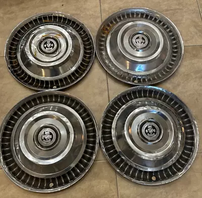 Vintage Set 4 Checker CMC Marathon Taxi Cab Hubcaps 16  • $249.95