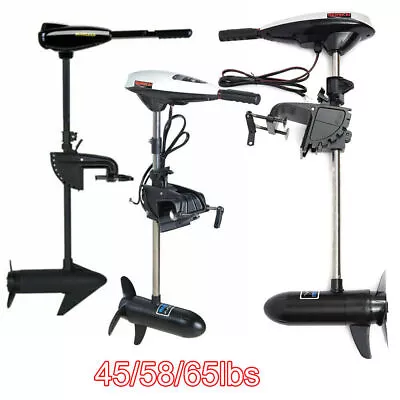 $128 • Buy 12V Electric Outboard Trolling Motor Fishing Boat Kayak Engine 40/45/58/65lbs
