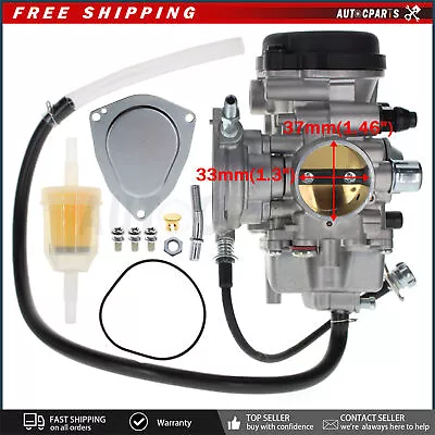 Carburetor Carb For Yamaha ATV Big Bear 400 YFM 400 Bruin 250 YFM 250 2001-2007 • $39.97