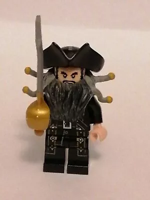 £14 • Buy Lego Black Beard Mini-figure POC007 Pirates Of The Caribbean 4192 4195