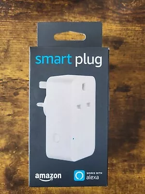 Amazon B082YTKC47 Alexa Certified Smart Plug - White Un-opened Never Opened Box • £2