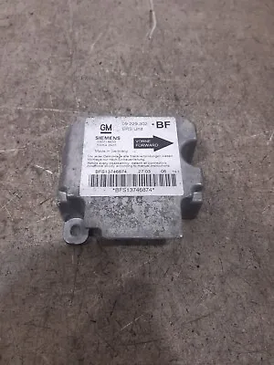 2003 Vauxhall Astra Srs Control Module 09229302 • $24.89
