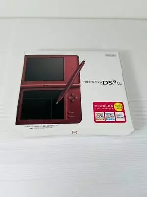 Nintendo DSi XL LL Wine Red Console Charger Box Japanese Ver [BOX] • $173.14