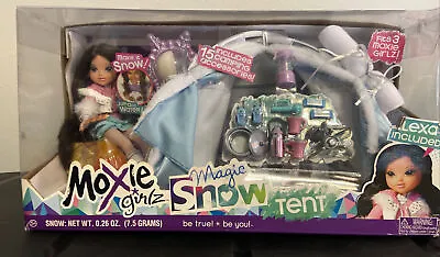 MOXIE GIRLZ Magic Snow Tent In Original Packaging      RARE SET • $99.99