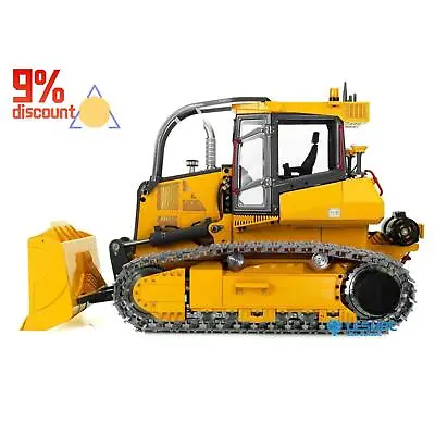 LESU 1:14 Aoue-850K RC Hydraulic Bulldozer Dozer Assembled Truck W/ Light Sound • $3813.38