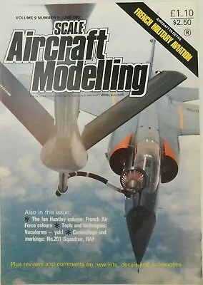 Scale Aircraft Modelling JUN 1987 French Military Aviation Vintage Magazine • $6.46