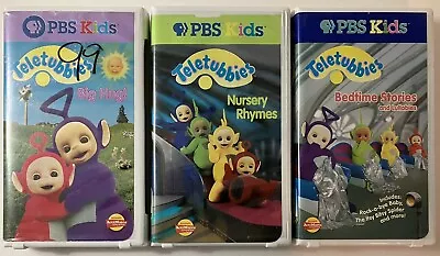 Teletubbies - Big Hug Nursery Rhymes Bedtime Stories And Lullabies - VHS Lot • $19.95