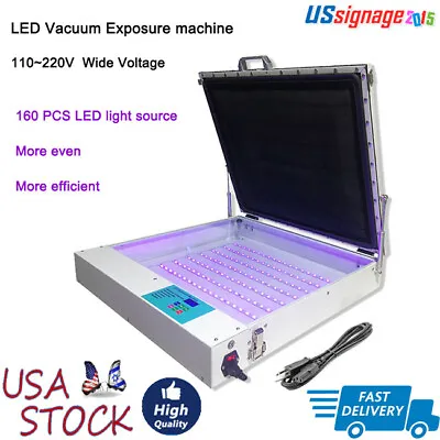 US Tabletop Precise 20 X24  80W Vacuum LED UV Exposure Unit For Screen Printing • $490.05