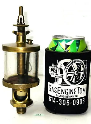 American No. 25 Brass Cylinder Oiler Hit Miss Gas Engine Steam W/ Fill Plug • $84.99