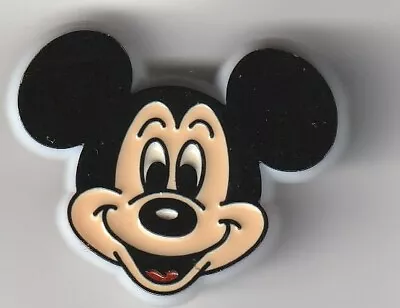 Vintage 1.5  Hard Plastic Mickey Mouse Head Pin. In Excellent Condition • $6.50