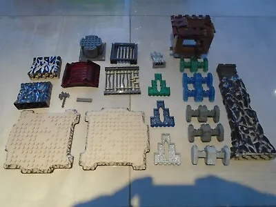 Lot Of Mega Bloks Dragons Castle Replacements Parts Pieces Baseplates • $6