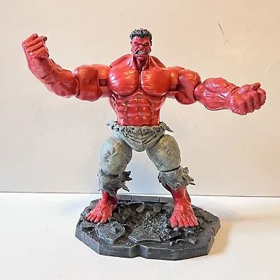 Marvel Select Red Hulk 9  Action Figure & Base - Diamond Select • £24.99