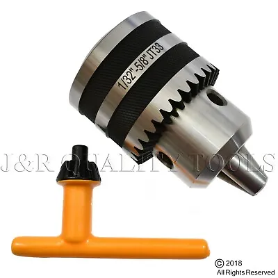 5/8  Replacement Drill Chuck For Drill Press Jt33 Jt 33 Jacobs Taper • $34.95