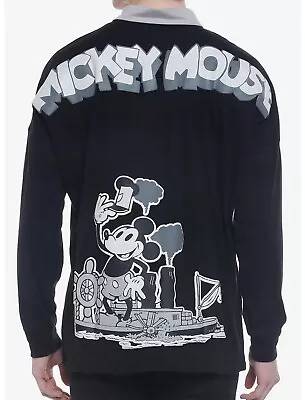 NWT Our Universe Disney100 Mickey Mouse Steamboat Willie Athletic Jersey SZ XS • $36