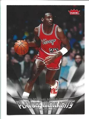 Michael Jordan 2007-08 Fleer Box Set #PH2 Playoff Highlights • $2.95