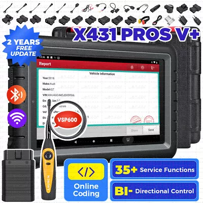 2023 LAUNCH X431 V Pro 4.0 Elite Bidirectional Car Diagnostic Scanner Key Coding • $729