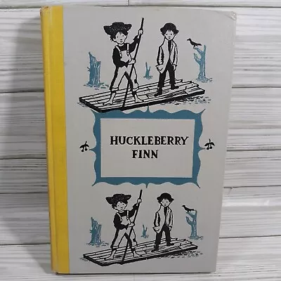 Junior Deluxe Editions Huckleberry Finn 1954 Vintage Book Classics • $6.80