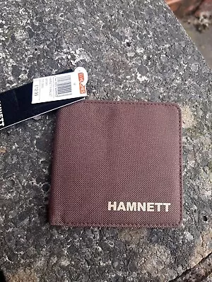 Hamnett Gents Wallet Canvas - Mens Boys Canvas Wallet - Brand New Brown Wallet  • £2.75