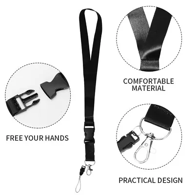 Quick Release Buckle Neck Strap Badge Lanyard Office With Lobster Clasp • £5.81