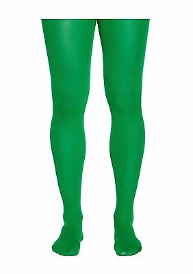 £2.95 • Buy Unisex Green Elf Tights Adult Fancy Dress Accessory Pixie Christmas Santa Claus