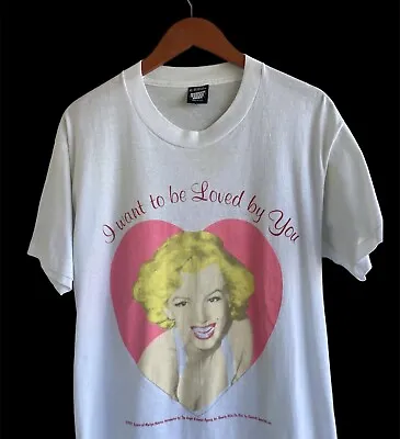 Vintage 1987 Marilyn Monroe T-shirt XL Single Stitch Screen Stars 80s Tee VTG • $100