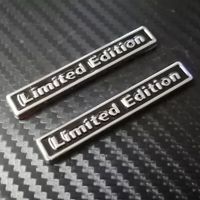 Car Emblem Limited Edition Metal 6.5cm Small Rear Side Badge Sticker 2pcs Set • $8.48