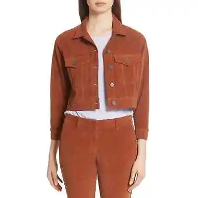 NWT A.L.C Deren Cropped Corduroy Jacket Cinnamon Size 2 • $60