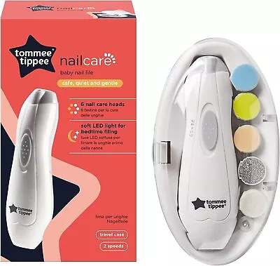 Tommee Tippee Electric Baby Nail File Trimmer Battery-Powered Nail Clipper • £36.60