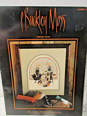 P Buckley Moss TAKING TURNS Countd Cross Stitch Pattern W/ ENLARGED Working Copy • $10