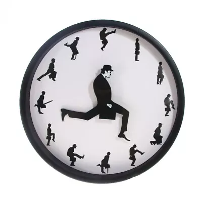 Silly Walks Comedian Funny Walking Novelty Wall Clock Watch Ministry Of Comedy  • $40