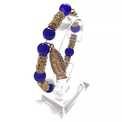 Virgin Mary Bracelet Stretch Mal De Ojo Virgen De Guadalupe Pulsera • $9.99