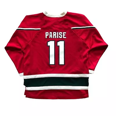 $14.95 • Buy Minnesota Wild Hockey Jersey NHL Team Apparel #11 Zach Parise Red - Youth S