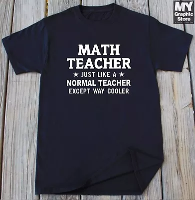 Math Teacher T-shirt Funny Teachers Day Tee Math Teacher Birthday Christmas Gift • $13.99