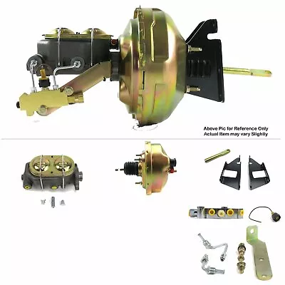 73-87 Chevy Truck V8 Firewall Mount Power 8  Single Brake Booster Kit Disc/Disc • $306.69