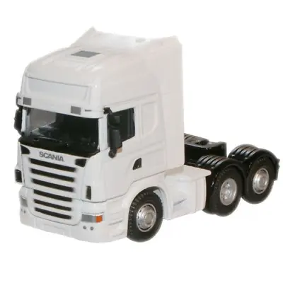 Oxford 76WHSCACAB Scania Topline Tractor Unit White 1:76 Scale Suit Code 3 • £10.95
