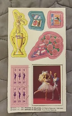 My First Barbie Easy To Dress Barbie Ballerina Cut Out Inserts 1988 • $7.95